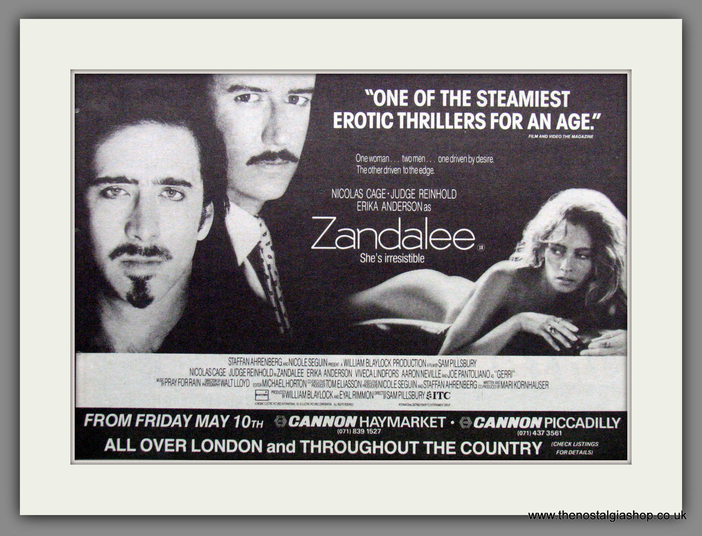 Zandalee. 1991 Original Advert (ref AD54336)