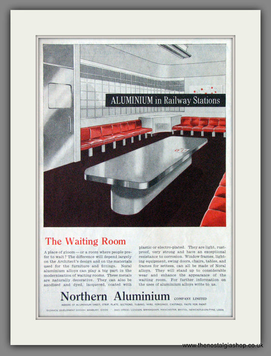 Railway Stations Using Aluminium. Original Advert 1949 (ref AD53103)