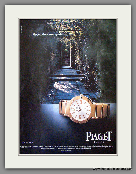 Piaget Polo Watch. Original Advert 2002 (ref AD53382)
