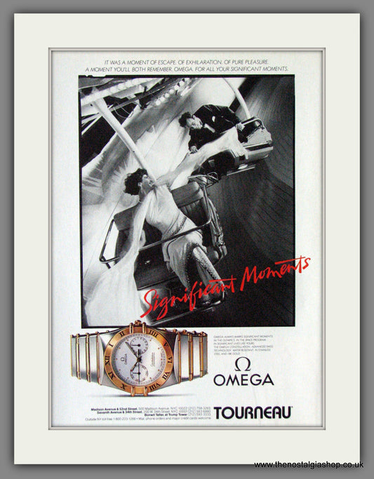 Omega Constellation Watch. Original Advert 1986 (ref AD53390)