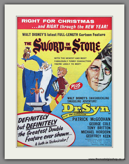 Sword In The Stone. Walt Disney. Original Advert 1964 (ref AD53489)