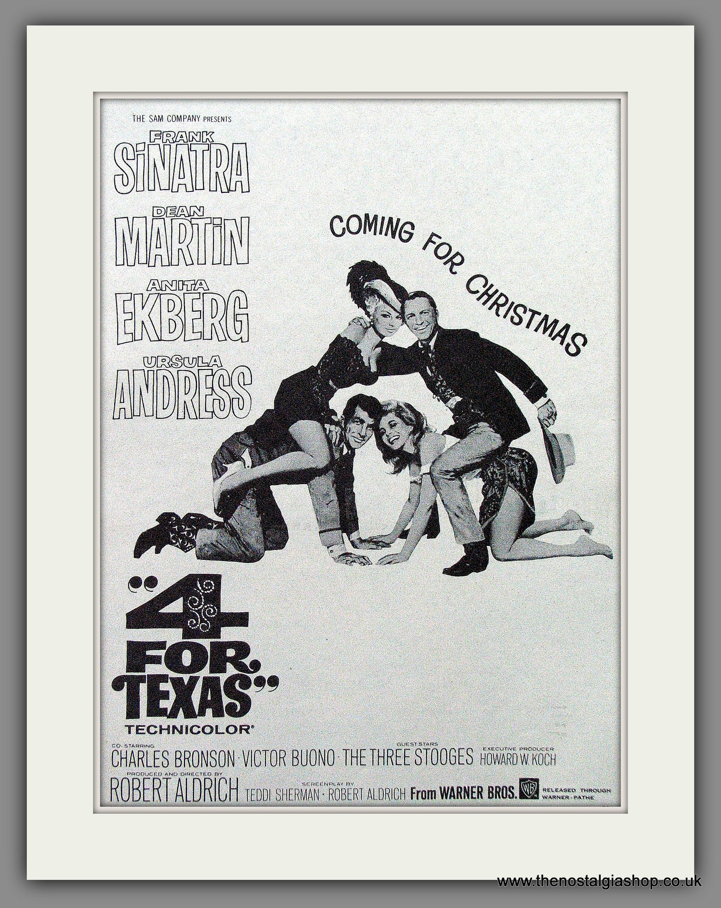 4 For Texas. Frank Sinatra. Original Advert 1964 (ref AD53567)