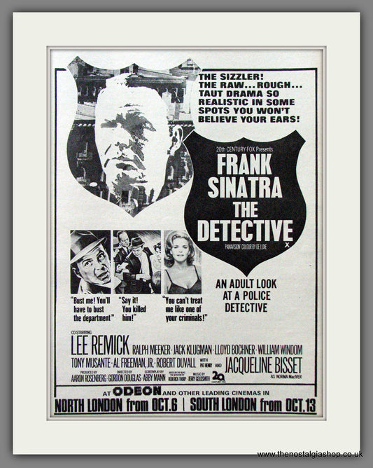 The Detective. Frank Sinatra. Original Advert 1968 (ref AD53633)