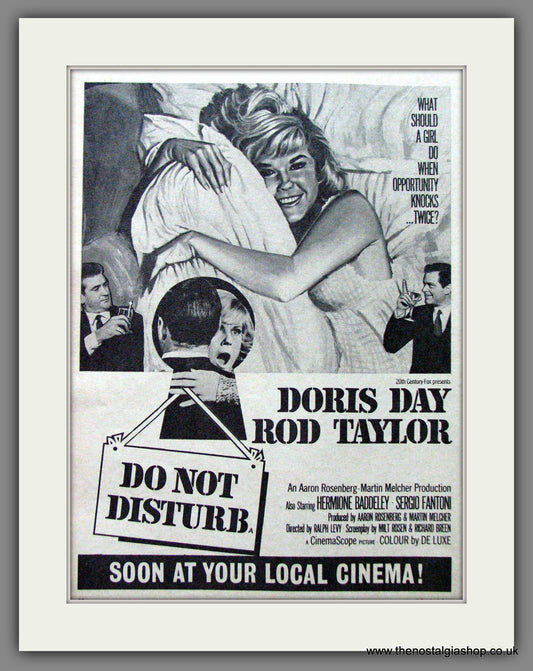 Do Not Disturb. Doris Day. Original Advert 1966 (ref AD53647)