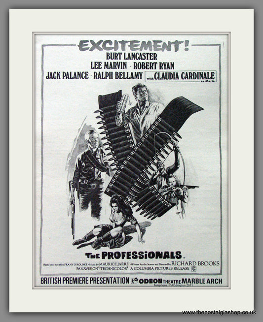 The Professionals. Burt Lancaster. 1967 Original Advert (ref AD53685)