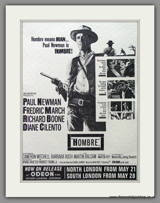 Hombre. Paul Newman. 1967 Original Advert (ref AD53686)