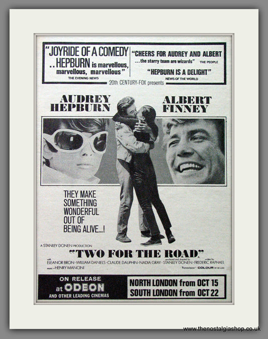 Two For The Road. Audrey Hepburn. 1967 Original Advert (ref AD53691)