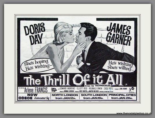 The Thrill Of It All. Doris Day. 1964 Original Advert (ref AD53699)
