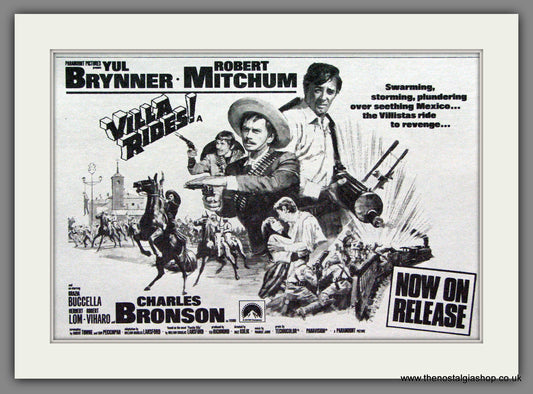 Villa Rides! Yul Brynner. 1968 Original Advert (ref AD53700)