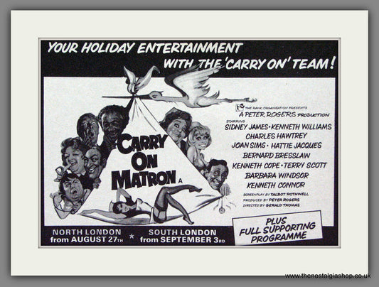 Carry On Matron. 1972 Original Advert (ref AD53707)