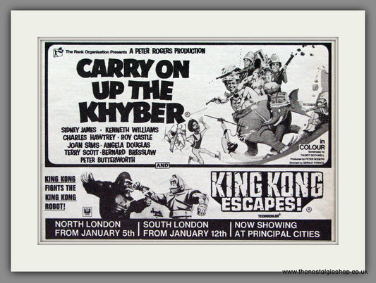 Carry On Up The Khyber. 1969 Original Advert (ref AD53715)