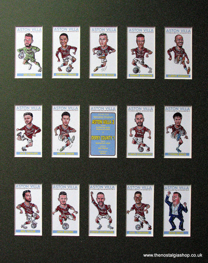 Aston Villa Championship Play-off Winners 2019 Football Card Set
