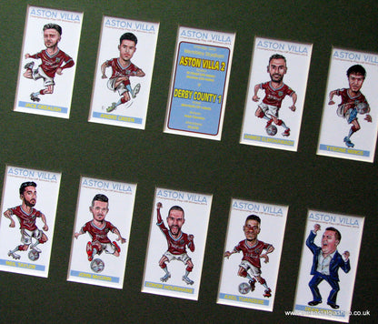 Aston Villa Championship Play-off Winners 2019 Football Card Set