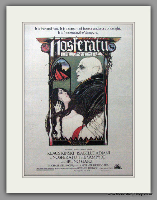 Nosferatu The Vampyre. Original Advert 1979 (ref AD11463)