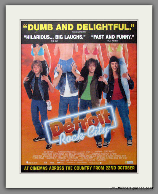 Detroit Rock City. Original Advert 1999 (ref AD11471)