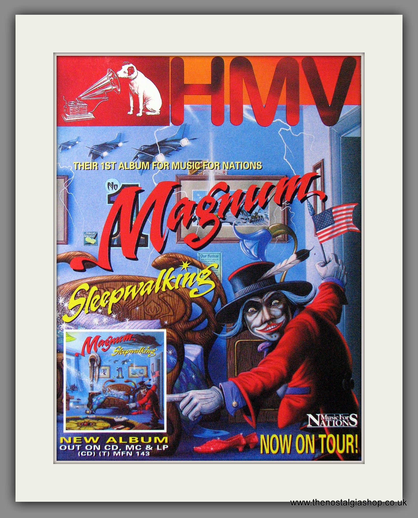 Magnum. Sleepwalking. 1992 Original Advert (ref AD53973)