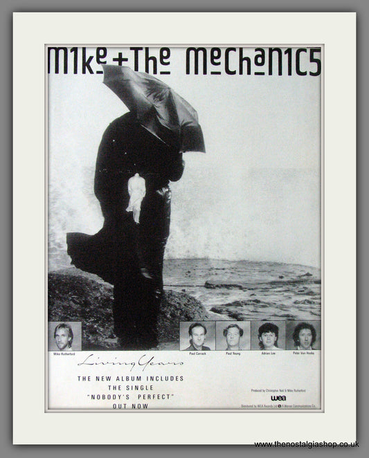 Mike And The Mechanics. Living Years. 1988 Original Advert (ref AD53979)