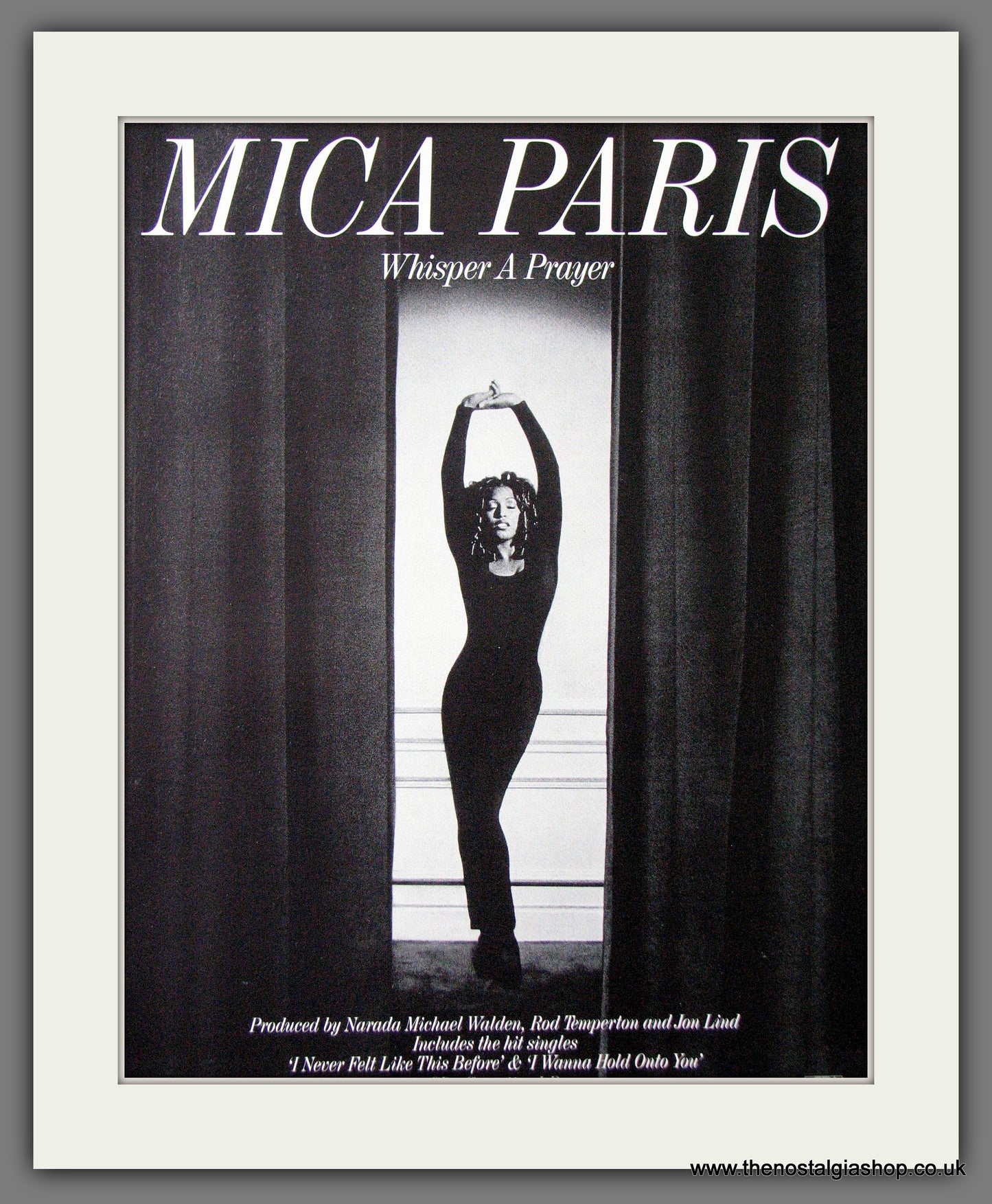 Mica Paris. Whisper A Prayer. 1993 Original Advert (ref AD54066)