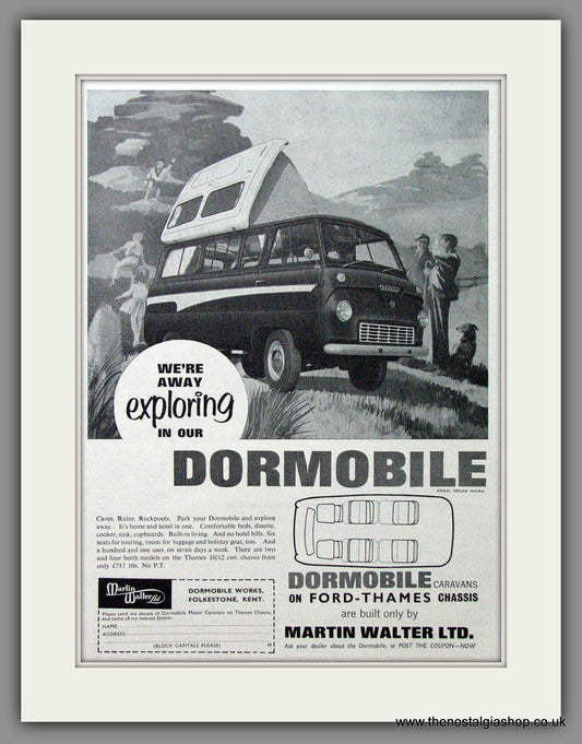 Dormobile Caravan. 1964 Original Advert (ref AD53858)