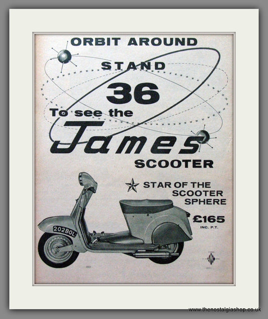 James Scooter. Original Advert 1960 (ref AD54176)
