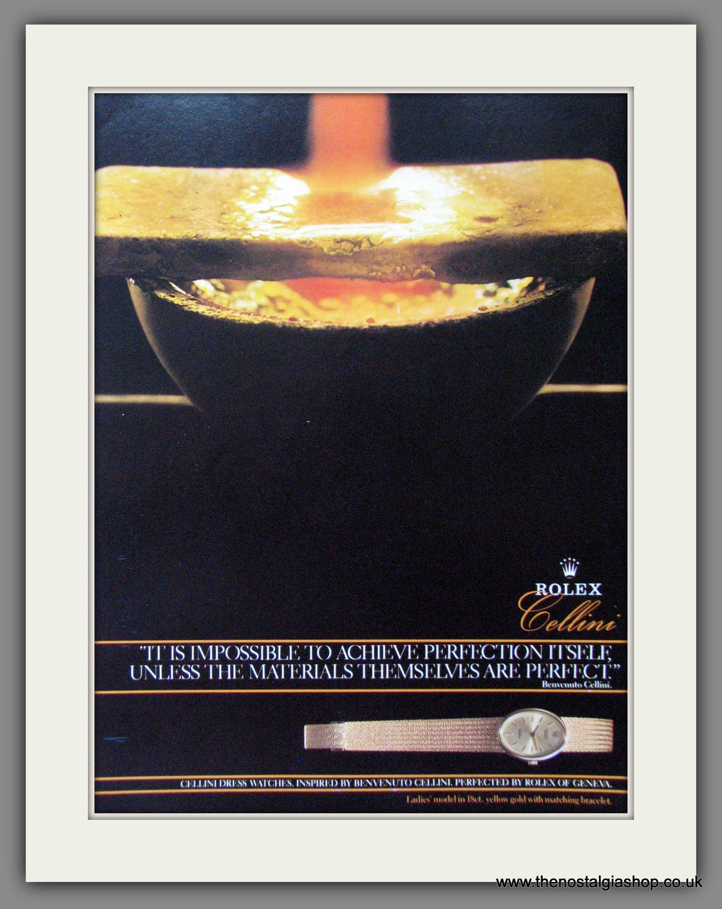 Rolex Cellini Watches. Original Advert 1983 (ref AD54351)