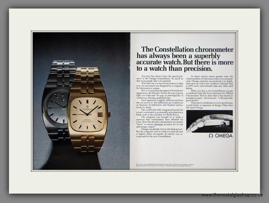 Omega Constellation Chronometer. Original Advert 1971 (ref AD54485)
