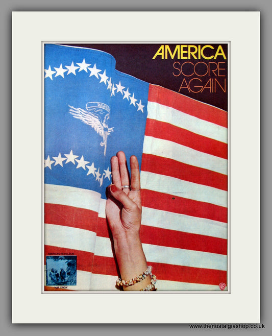 America. Hat Trick. Original Advert 1973 (ref AD11507)