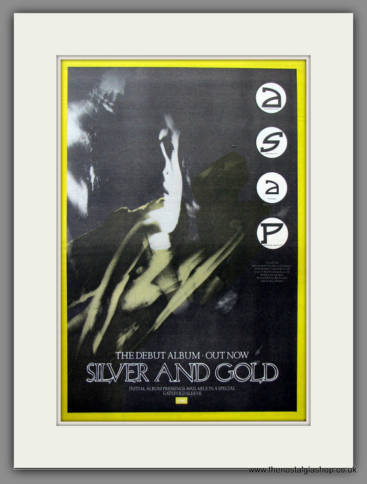 ASAP. Silver And Gold. Original Advert 1989 (ref AD11515)