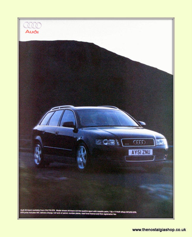 Audi A4 Avant . Original Advert 2007 (ref AD6779)