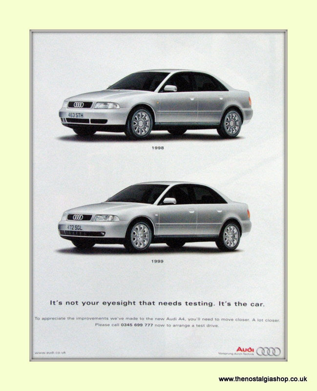 Audi A4 1999 Original Advert. (ref AD6782)
