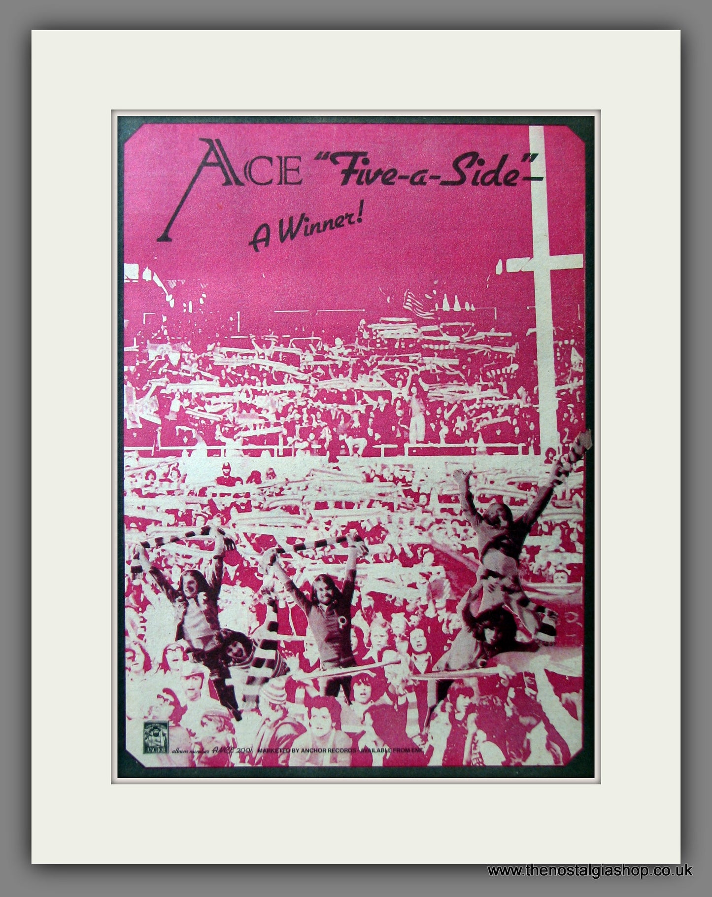 Ace. Five A Side. Original Advert 1974 (ref AD11560)