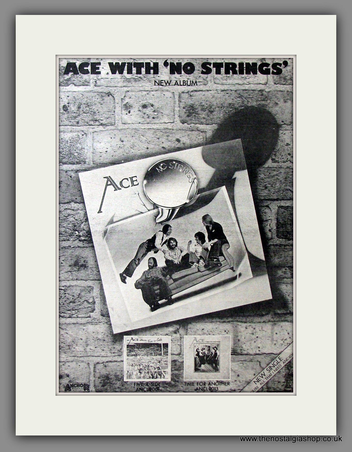 Ace. No Strings, Original Advert 1977 (ref AD11561)