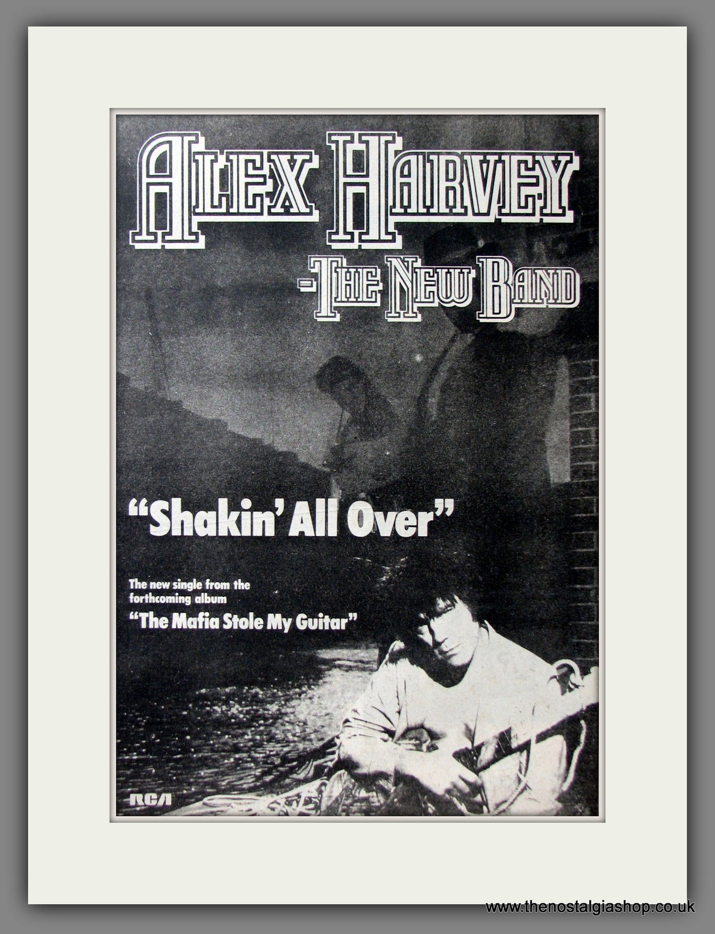 Alex Harvey. Shakin' All Over. Original Advert 1979 (ref AD11577)