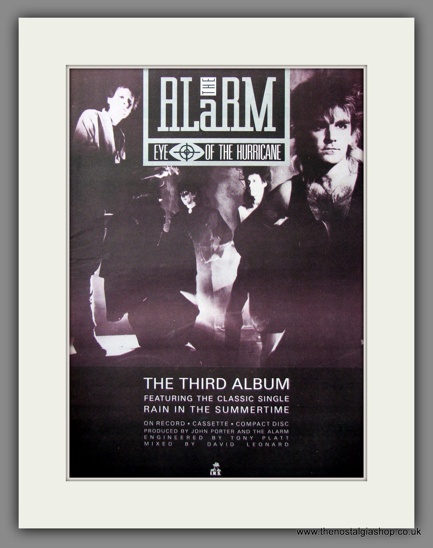 Alarm (The), Eye Of The Hurricane. Original Advert 1987 (ref AD11643)