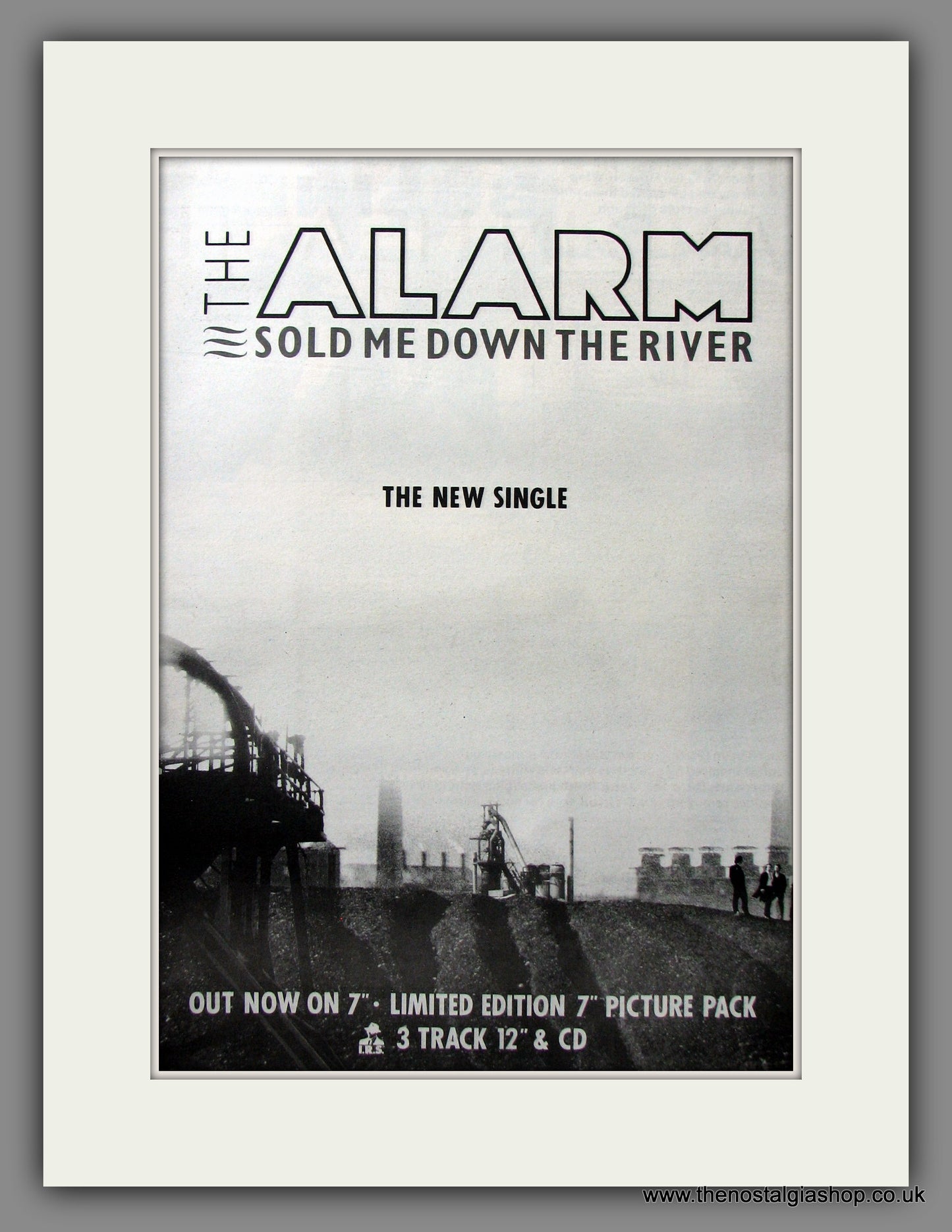 Alarm (The), Sold Me Down The River. Original Advert 1989 (ref AD11644)