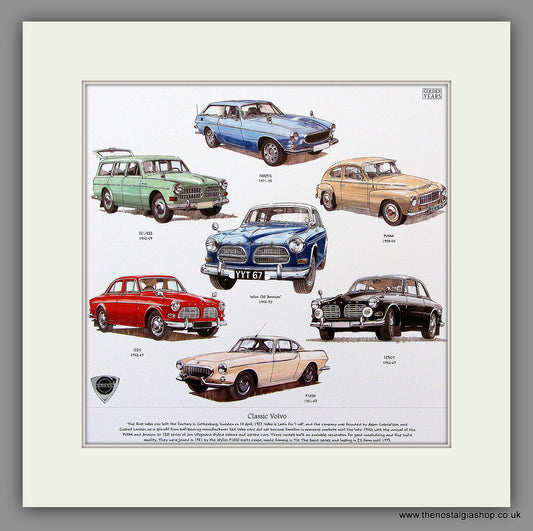 Volvo Cars. Mounted Print