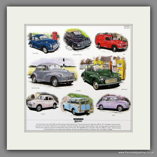 Morris Minor  Classics 1  Mounted print