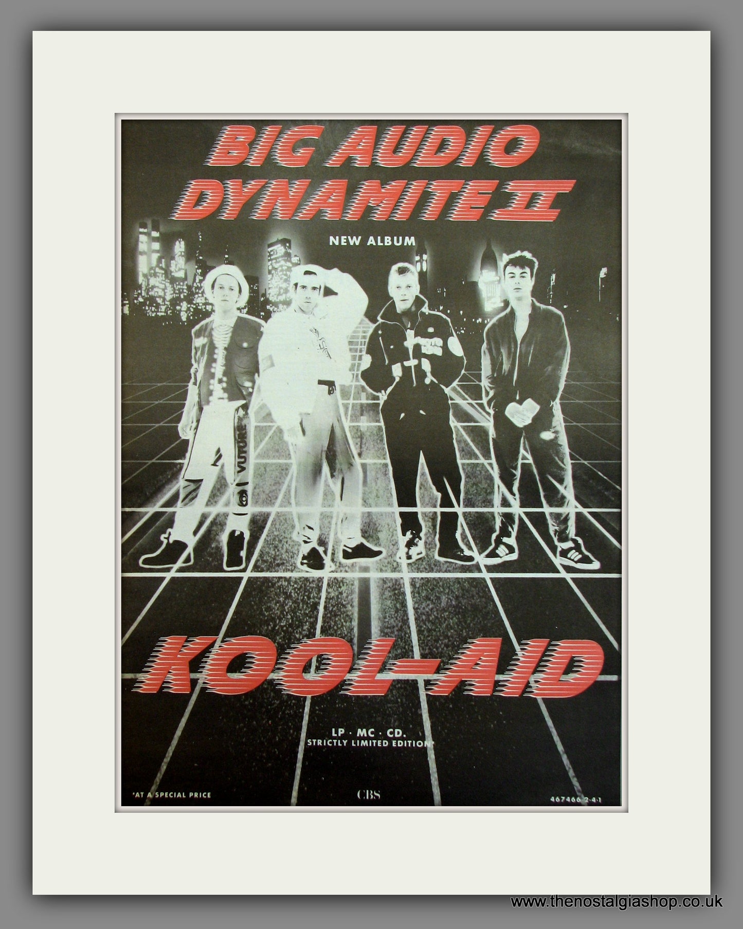 Big Audio Dynamite II. Original Advert 1990 (ref AD11671)
