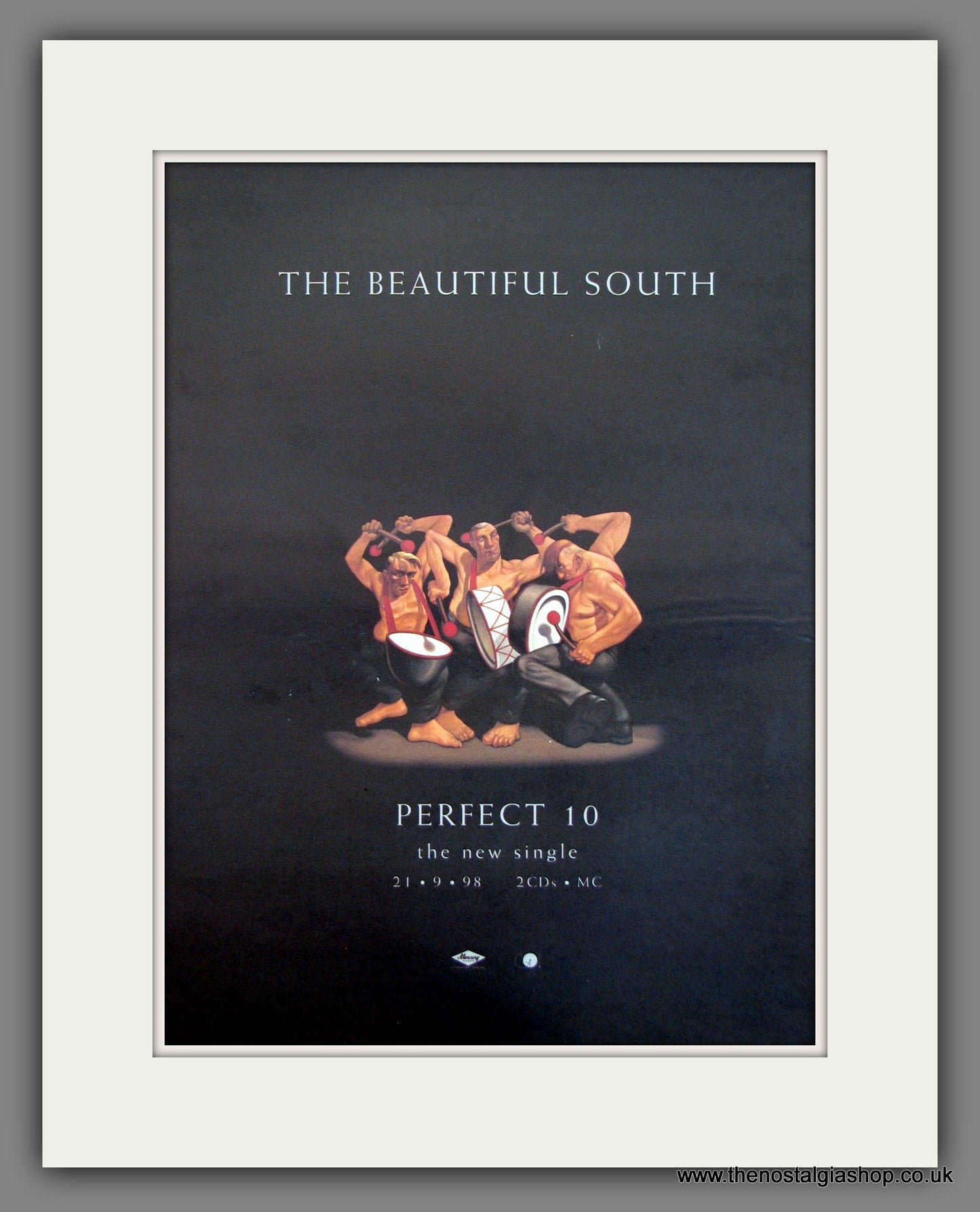 The Beautiful South, Perfect 10. Original Advert 1998 (ref AD11679)