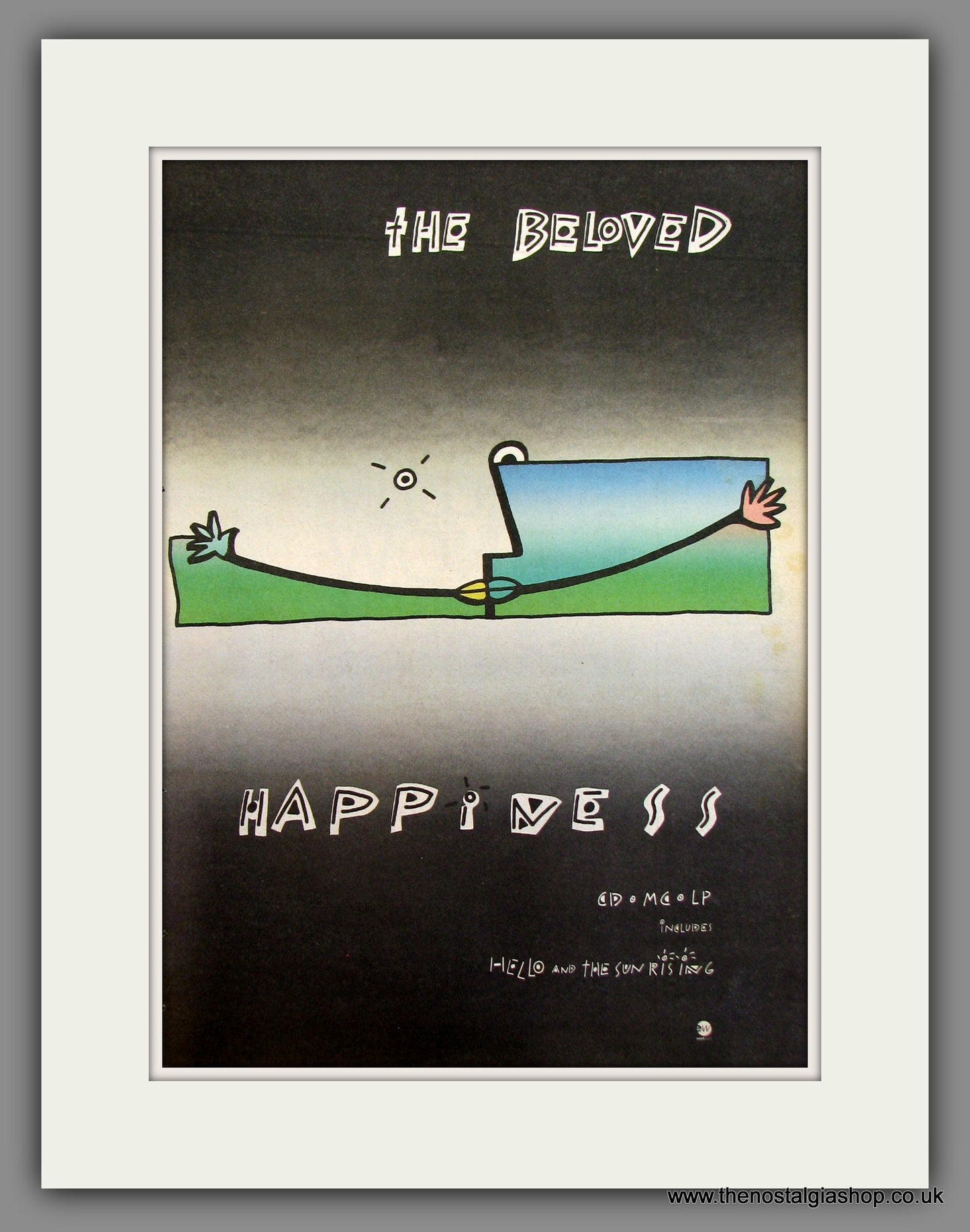 The Beloved, Happiness. Original Advert 1990 (ref AD11683)
