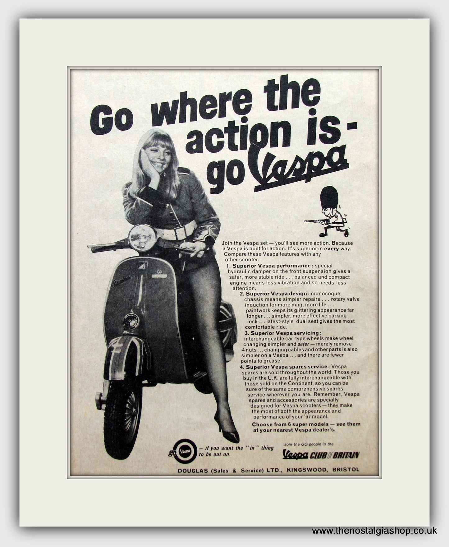 Vespa 1967 Original Advert (ref AD6813)