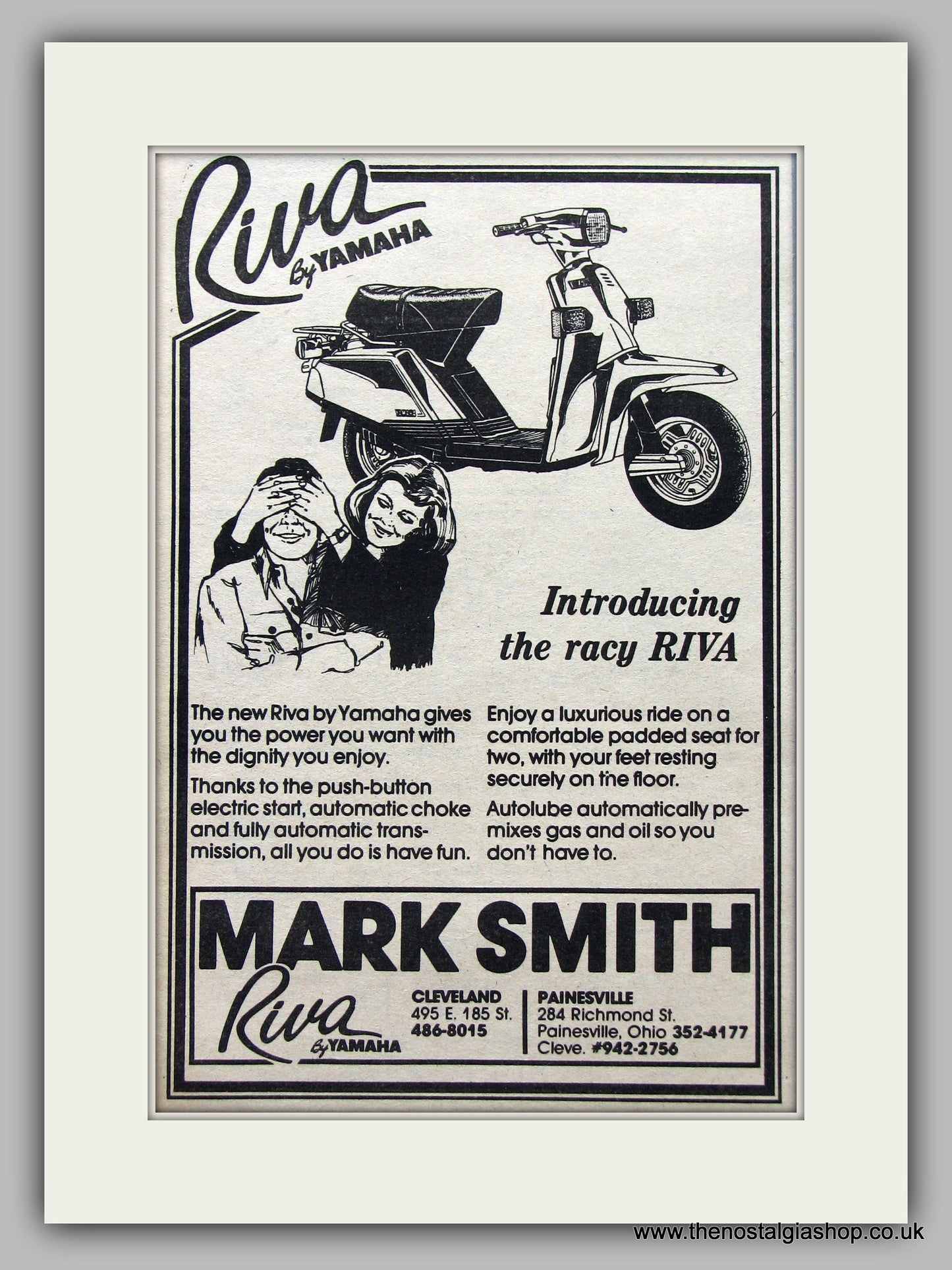 Riva Scooters By Yamaha 1983 Original advert (ref AD6835)