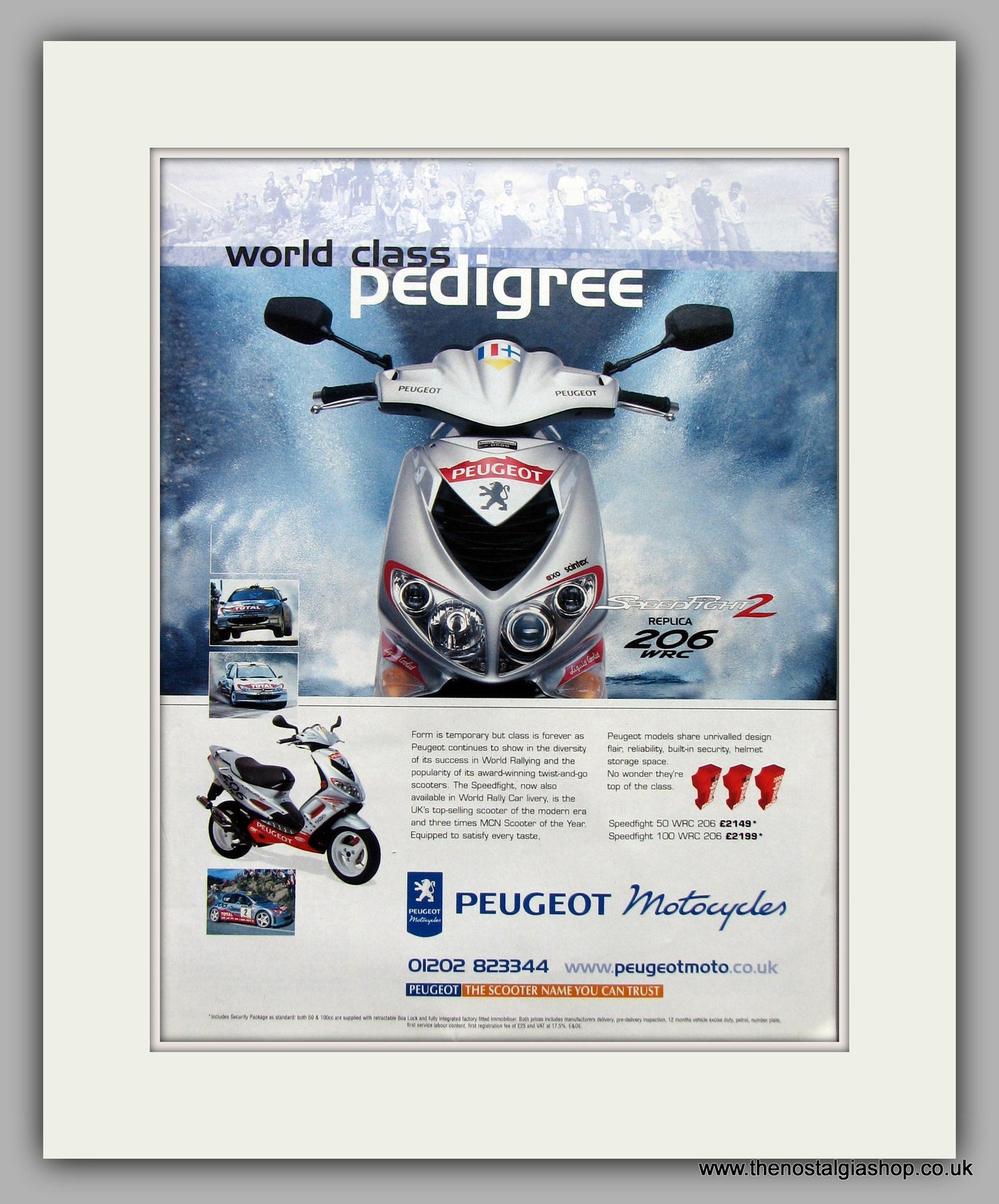 Peugeot The Speedfight 2 Scooter Original Advert 2002 (ref AD6810)