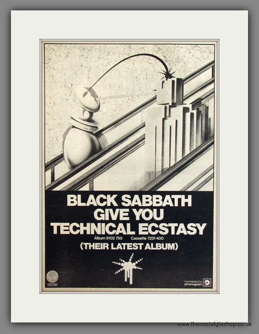 Black Sabbath, Technical Ecstasy. Original Advert 1976 (ref AD11735)