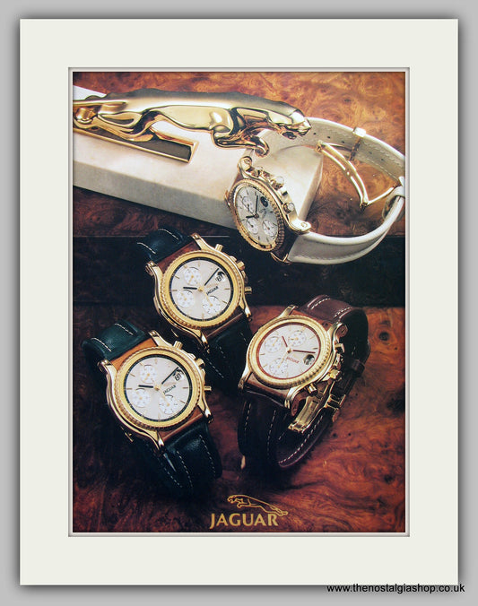 Jaguar Watches. Set Of 2 Original Adverts 1997 (ref AD6856)