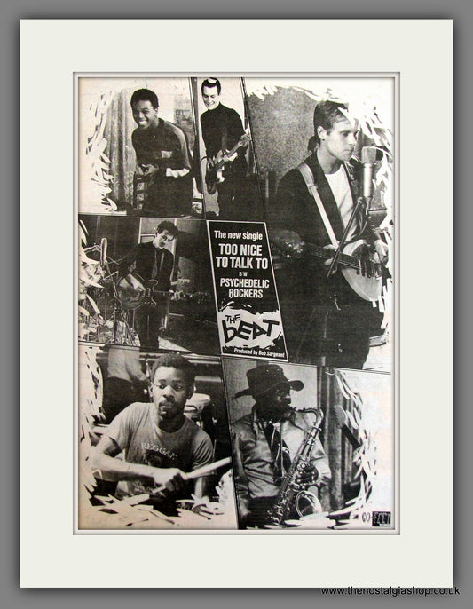 The Beat, Too Nice To Talk To. Original Advert 1980 (ref AD11750)