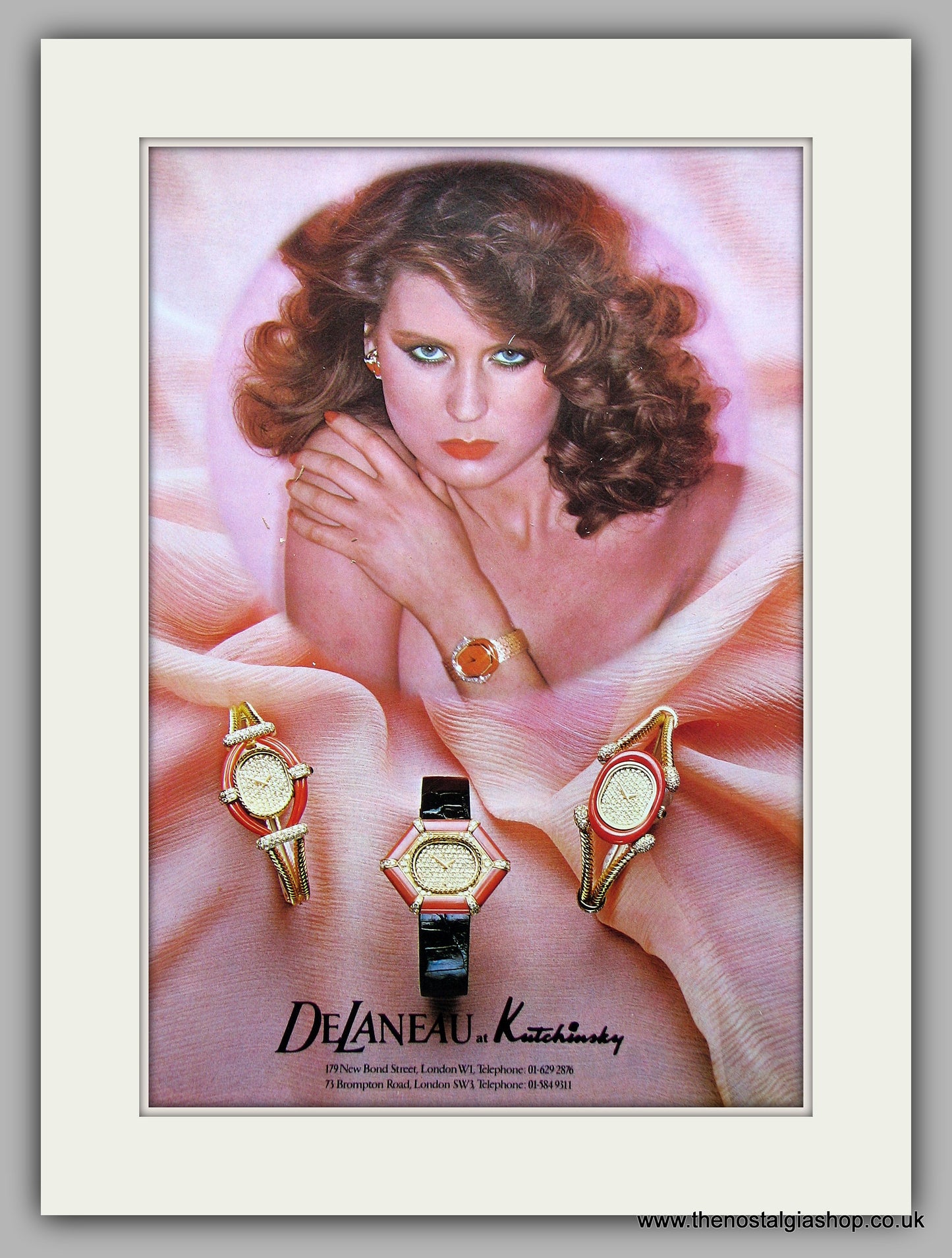 Delaneau At Kutchinsky Watches.Original Advert 1977 (ref AD6857)