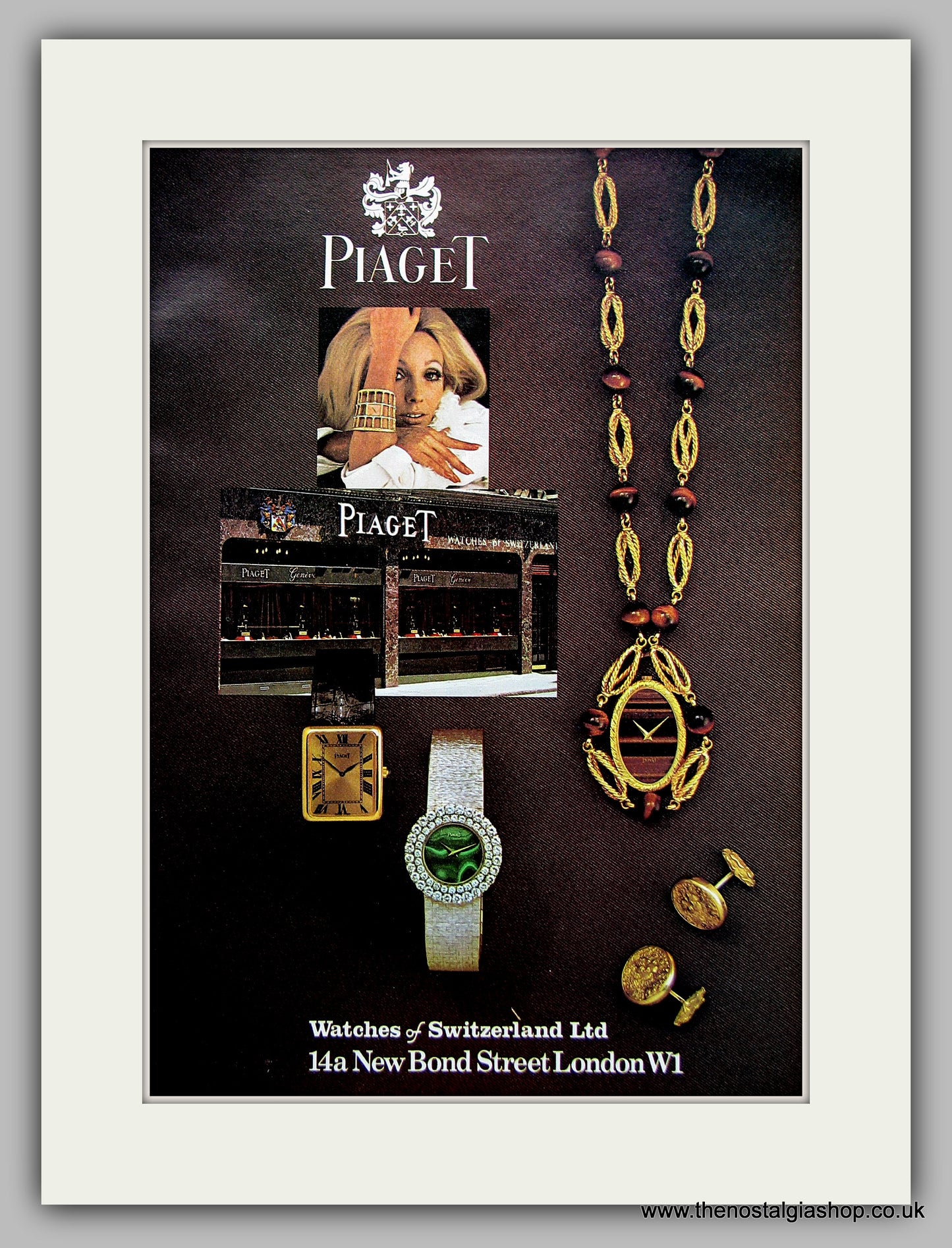Piaget Watches. Original Advert 1973 (ref AD6869)