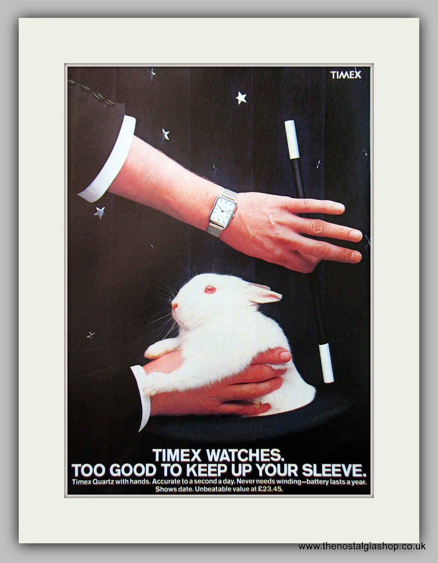 Timex Quartz Watch Original Advert 1978 (ref AD6927)