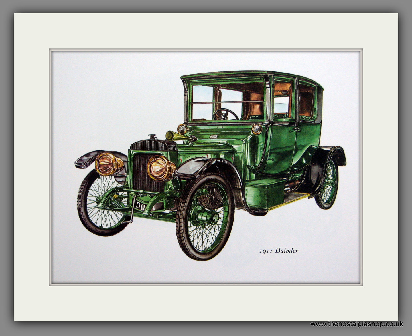 Daimler 1911. Mounted Print.